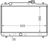 Mahle KüHler WasserküHler MotorküHlung MotorküHler Behr CR 743 000S