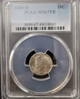 1945-D Mercury Dime 10c - PCGS MS67FB