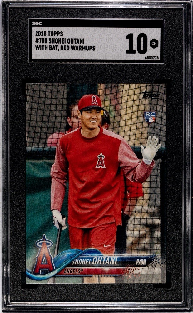 Shohei Ohtani 2018 Topps #700 SP Variation (With Bat) Price Guide