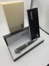 Montblanc Rudyard Kipling olive rollerball pen with box and user guide