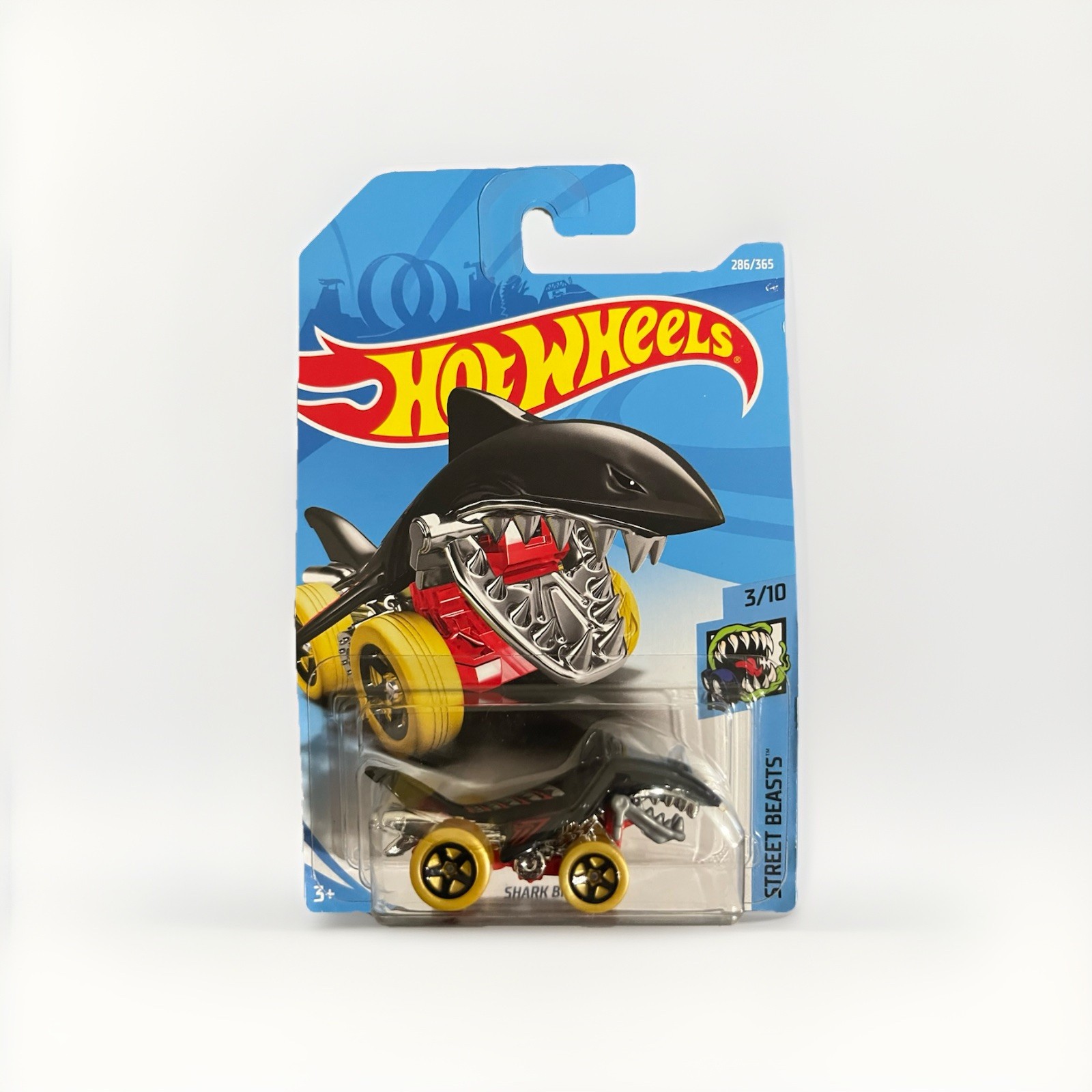 Hot Wheels Shark Bite Street Beasts 1:64 Diecast Car Black