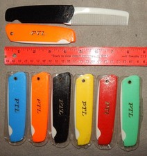 Lot of 4 Vintage Plastic Religious Folding Co...