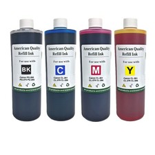 4x500ml Ink Refill Bottles for Canon PG-260 CL-261 PG-275 CL-276 PG-285 CL-286