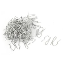 50 pcs Window Curtain Hooks Drapery Hooks for Pleated Drapes Curtain Pins