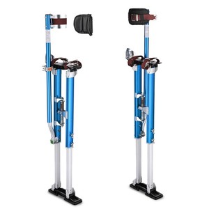 Yescom 36"-50" Drywall Stilts for Painting Taping Parade Costume -Blue