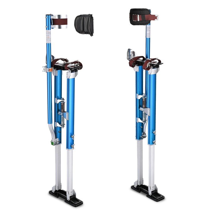 Yescom 36"-50" Drywall Stilts for Painting Taping Parade Costume -Blue