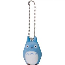 My Neighbor Totoro Flocked Key Chain Medium Totoro / Studio Ghibli Japan a