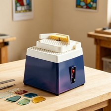 Stained Glass Grinder Diamond Automatic Art Grinding Tool 4200r/Min 110V Blue
