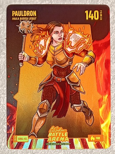 2026 Bo Jackson Battle Arena Pauldron - Grill-65 Grillin Fire Paula Badosa Debut