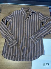 Mens Boss Hugo Boss Striped Long Sleeve Button Up Shirt 15 1/2 34/35
