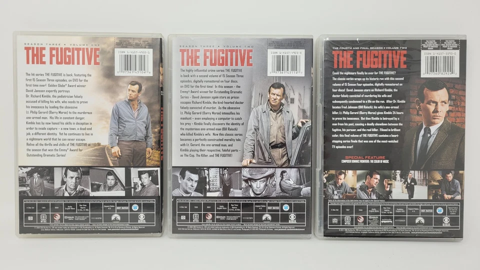 The Fugitive (1963): Season Three & Season Four, Volume Two DVD | 3 4 Final - Image 2 of 2