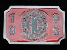 RC13119 NOS VINTAGE 1993  HY-CAPACITY  TRACTOR COMMEMORATIVE BELT BUCKLE