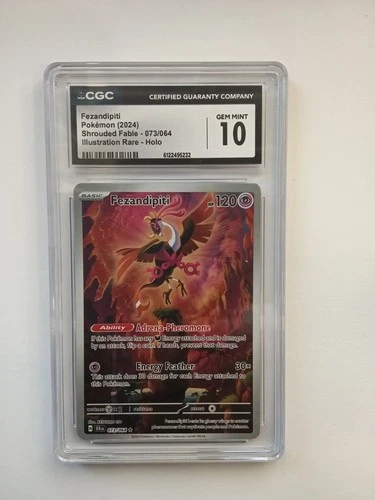 2024 Pokemon Fezandipiti 73/064 Gem Mint Full Art CGC 10 Trading Card Game TCG