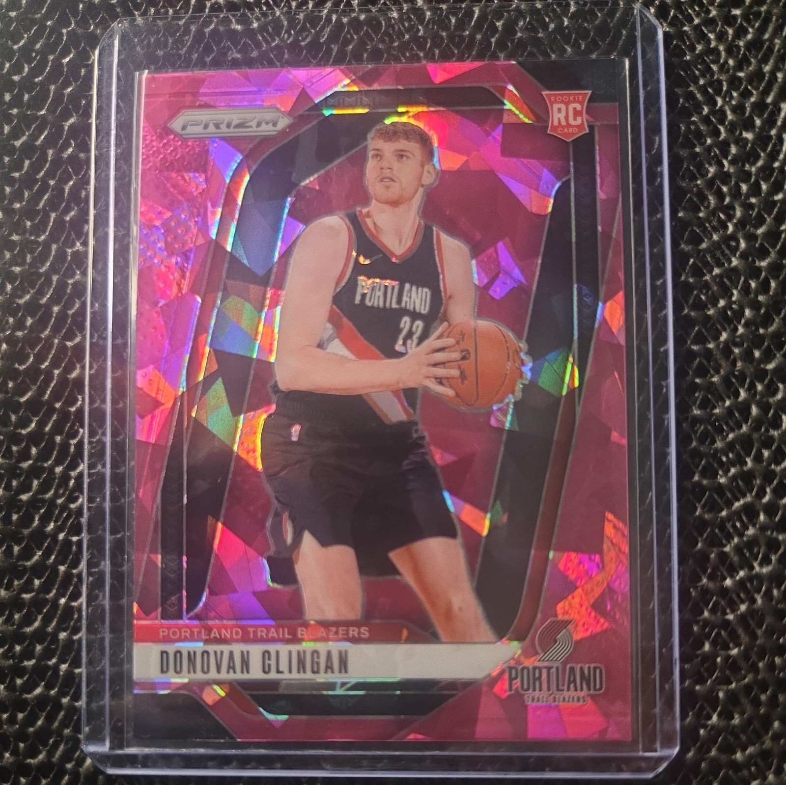 2024-25 Panini Prizm - Donovan Clingan #221 Pink Ice Prizm (RC)