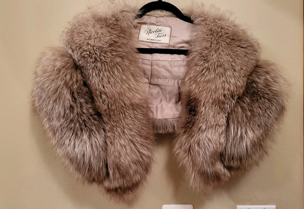 Fox Fur Silver Vintage Coats, Jackets & Vests for Women for sale