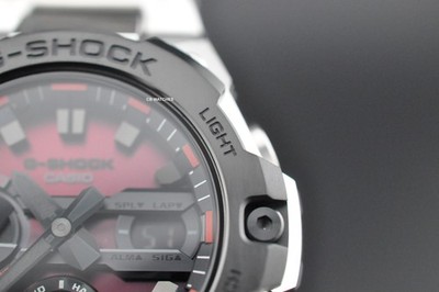 Buy Casio G Shock GST-B400AD-1A4 G Steel Black Red Solar Bluetooth