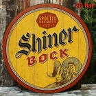 Shiner Bock Beer Logo Vintage Round Tin Metal Signs Home Décor 8x8