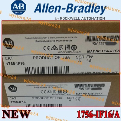 1756-IF16 NEW PLC-AB 1756 IF16/A ControlLogix 16 Pt Input Module US Stock RTS