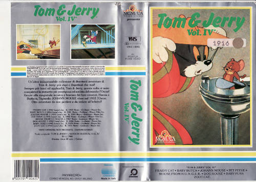 TOM & JERRY - CARTON FESTIVAL VOL. 4 (1986) VHS | eBay