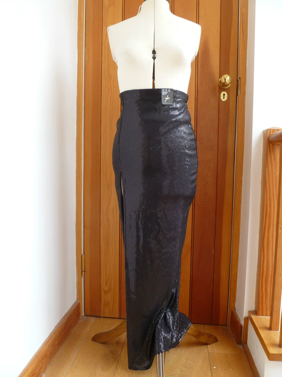 Black maxi top skirt primark