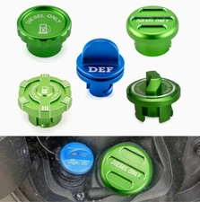 For 2019-2023 Ram 1500 2500 3500 3.0L 6.7L , Aluminum Diesel Fuel Cap / DEF Cap