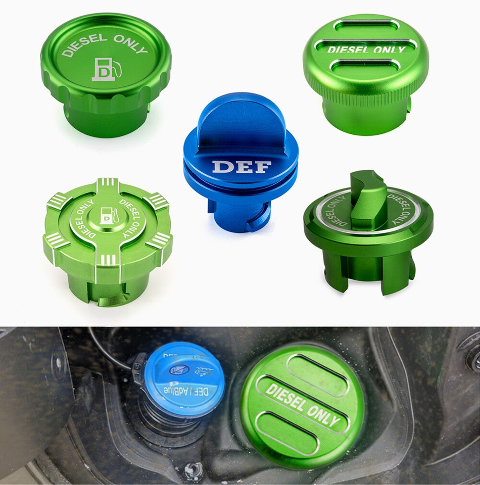 For Ram 1500 2500 3500 2019-2023 3.0L 6.7L , Aluminum Diesel Fuel Cap / DEF Cap