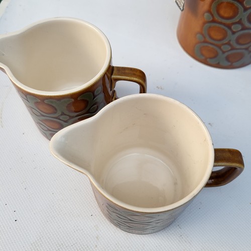 Vintage Retro Hornsea Bronte Coffee Pots Milk Jugs 1972 The Design Centre - Picture 8 of 13
