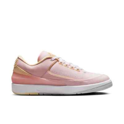 Nike Air Jordan 2 Retro Low Seersucker Pink Vanilla White DX6930-600 Men's 8-13