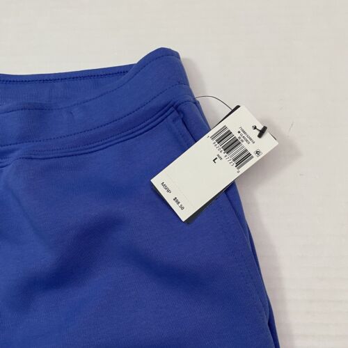 $99 Mens Size L Polo Ralph Lauren Beige Double Knit 10" Sweat Shorts Large Blue - Picture 4 of 15