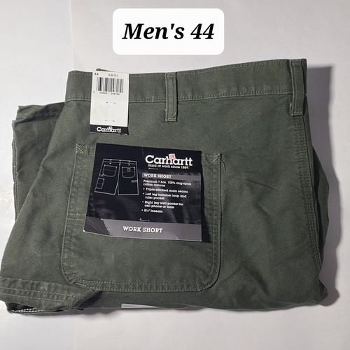 Carhartt Work Men's Green Carpenter Short Size 44 NWT Y2K