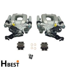 2X Rear Brake Calipers w/ Bracket fits VW Beetle Passat Jetta Golf GTI Eos V6