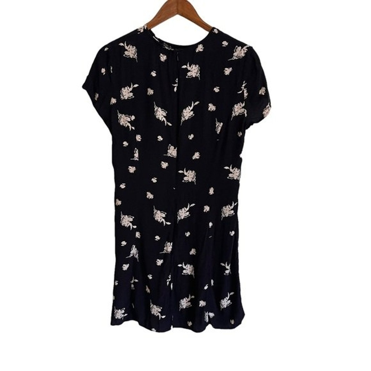 Something Navy floral print mini dress View 2