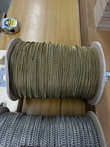 CADENA ESCALERA DE LATÓN PASO 0,185" O 1A O 65 ESLABONES POR PIE POR PIE DESDE CARRETE - Imagen 3 de 19