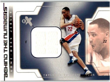 TAYSHAUN PRINCE 2003-04 FLEER EX BEHIND THE NUMBERS #TP-BTNGU JERSEY PATCH