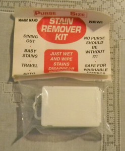 Magic Wand Purse Size Stain Remover Kit Stick NOS Made USA Sealed Package 0.5 oz