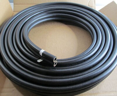 50ft COIL GATES 85389 MEGAFLEX 6CM2TDL-XTF DUAL LINE 3/8 HYDRAULIC HOSE 4800-PSI