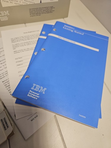 IBM DisplayWrite 4 Series 3.5 Diskette Computer Software PC Dos 3.20 Rare 1986 - Picture 9 of 10