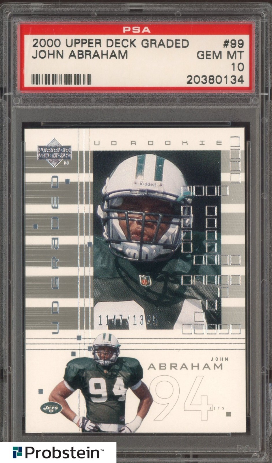 John Abraham Upper Deck Graded #99 Base