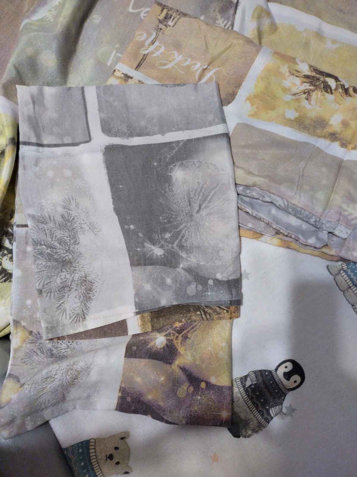 Christmas Bedding Double Quilt Cover Double Sided. eBay