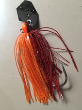 Zman Chatterbait Elite 3/8oz 5 Count Gamakatsu 5/0 Hook,Fire Craw,Hand Tied