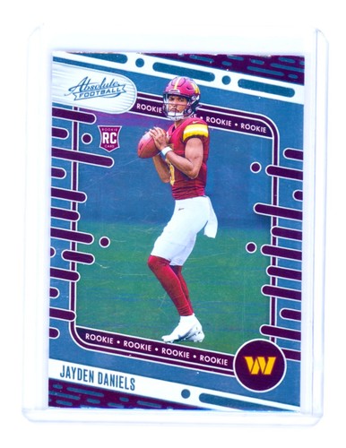 Jaden Daniels 2024 Panini Absolute #102 base Rookie RC Washington Commanders