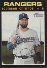 Robinson Chirinos 2020 Topps Heritage High Number Card #680 - TEXAS RANGERS- 
