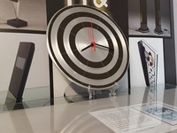 B&o Bang And Olufsen 12 Platter Homemade Clock Ref Cl1606 B&o Bang And Olufsen 12 Platter Homemade Clock Ref Cl1606