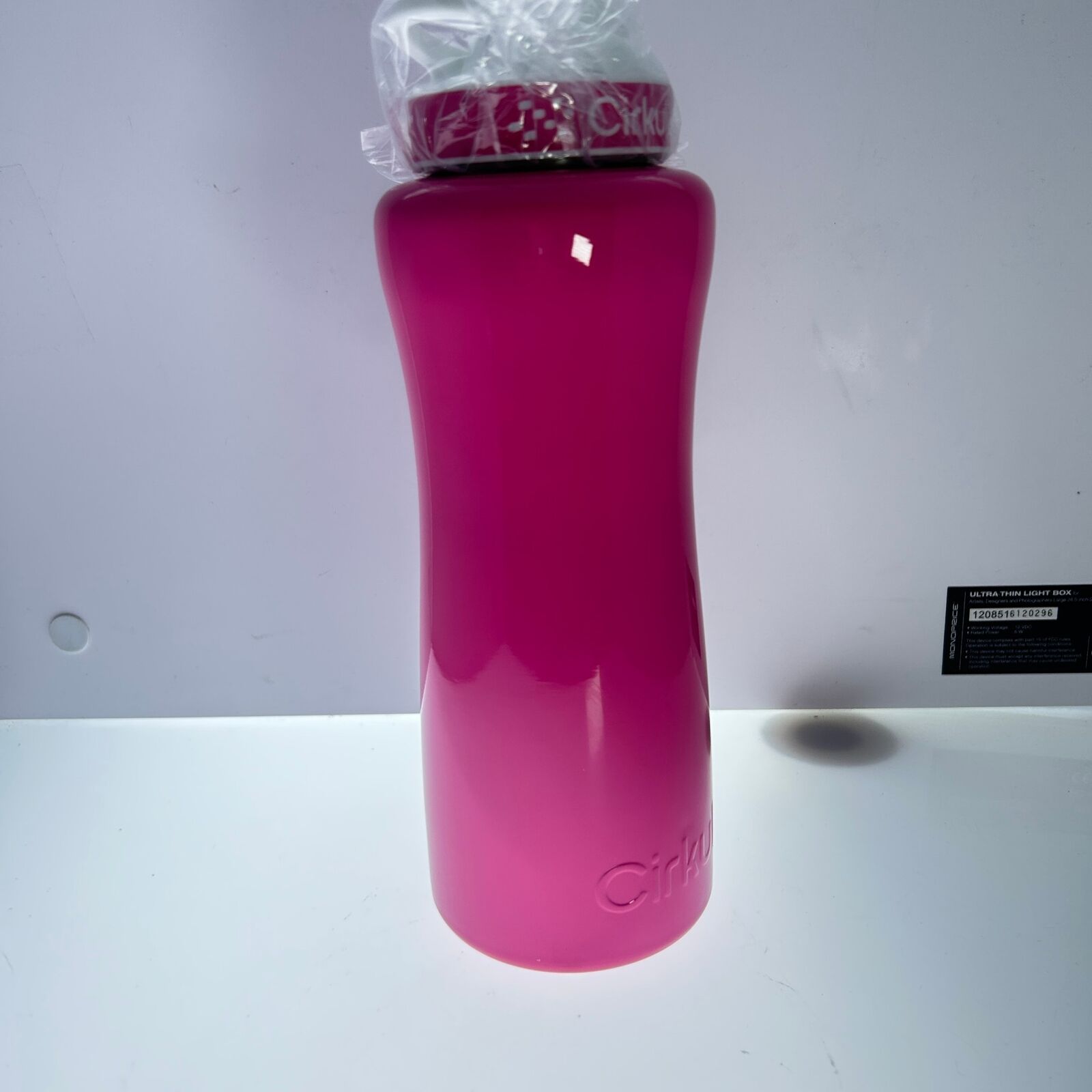 Cirkul Purple Stainless Steel Water Bottle With Purple Grip Lid