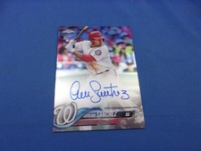Topps Chrome 2018 RC Rookie Autograph Auto Adrian Sanchez