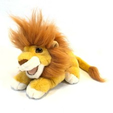 Disney Lion King Roaring Simba Plush Puppet Stuffed Animal Vintage 1993 Mattel