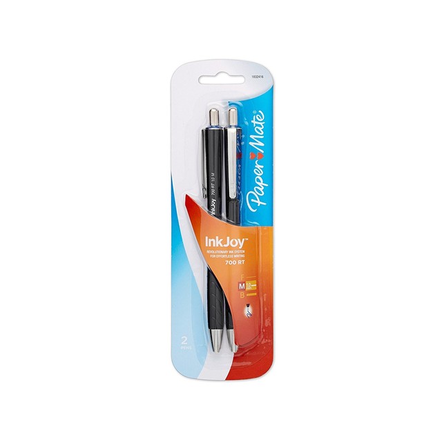 6 Paper Mate InkJoy 500rt & 700rt Ballpoint Pen Refills Medium Point