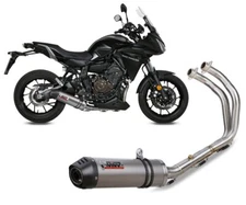 Complete exhaust system Mivv OVAL Titanium C/C Yamaha Tracer 7 GT 2021 > 2023