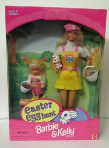 easter egg hunt barbie and kelly