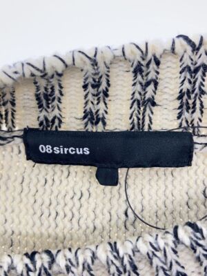 U*D様 08sircus Wool Cotton melange sweate 08 sircus knit sweater wool cotton melange dolman 5 Gray